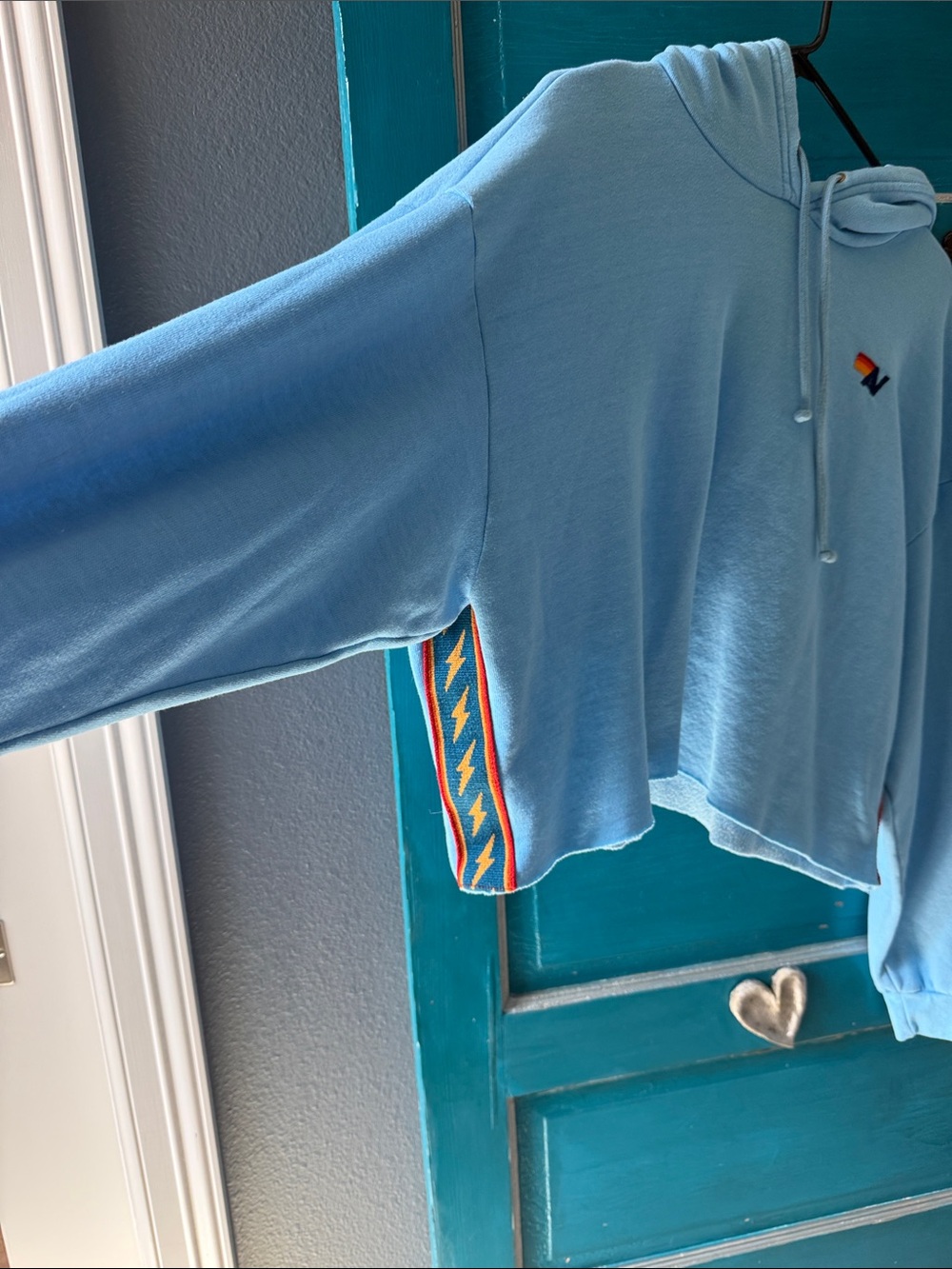 Aviator Nation Light Blue Hoodie - Picture 3 of 5